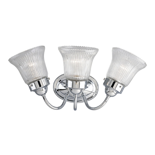 Progress Lighting Economy Bathroom Light in Chrome by Progress Lighting P3289-15