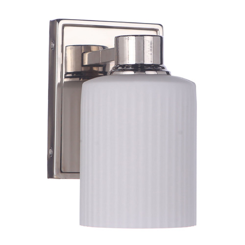 Craftmade Lighting Bretton Polished Nickel Sconce by Craftmade Lighting 12905PLN1