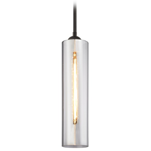 Design Classics Lighting Smoke Glass Industrial Mini-Pendant Bronze 581-220 GL1652C
