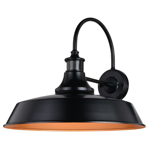 Vaxcel Lighting Vaxcel Lighting Dorado Dark Bronze & Light Gold Barn Light T0649