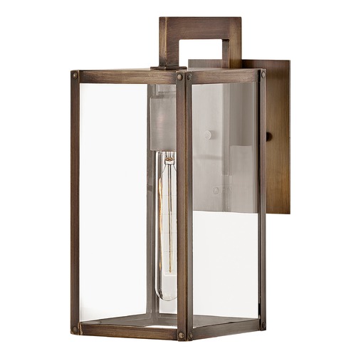 Hinkley Max 13.25-Inch Burnished Bronze LED Outdoor Wall Light by Hinkley Lighting 2590BU-LL