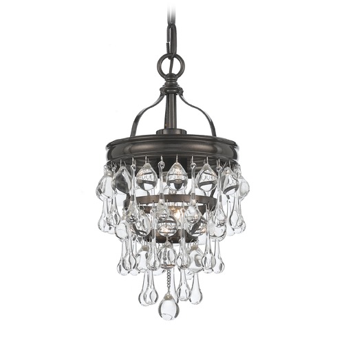 Crystorama Lighting Crystorama Lighting Calypso Vibrant Bronze Mini-Pendant Light 131-VZ