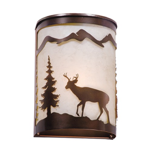 Vaxcel Lighting Bryce Burnished Bronze Sconce by Vaxcel Lighting WS55408BBZ