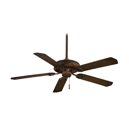 Minka Aire Sundowner 54-Inch Fan in Mossoro Walnut by Minka Aire F589-MW