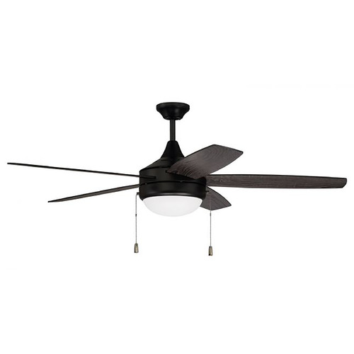 Craftmade Lighting Phaze 52-Inch LED Fan in Flat Black by Craftmade Lighting PHA52FB5