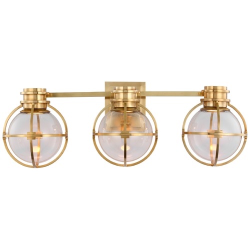 Visual Comfort Signature Collection Chapman & Myers Gracie LED Vanity Light in Brass by Visual Comfort Signature CHD2483ABCG
