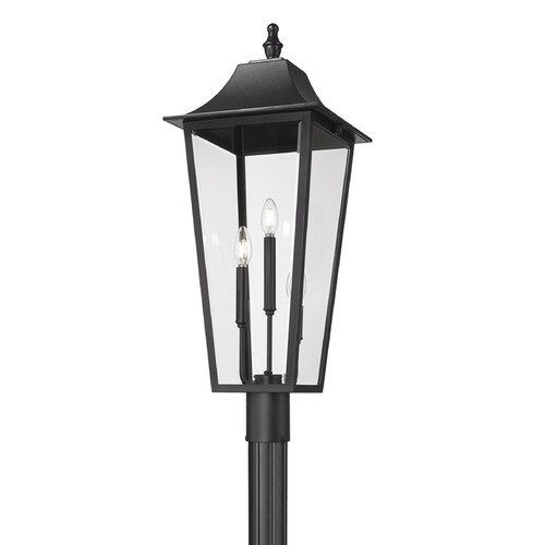 Z-Lite Z-Lite Gannon Black Post Light 5008PHXLR-5011P-BK