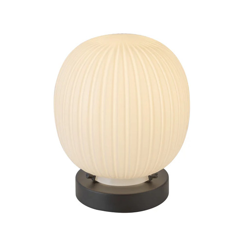 Alora Lighting Alora Lighting Cherise Matte Black Table Lamp with Globe Shade TL579107MBGR