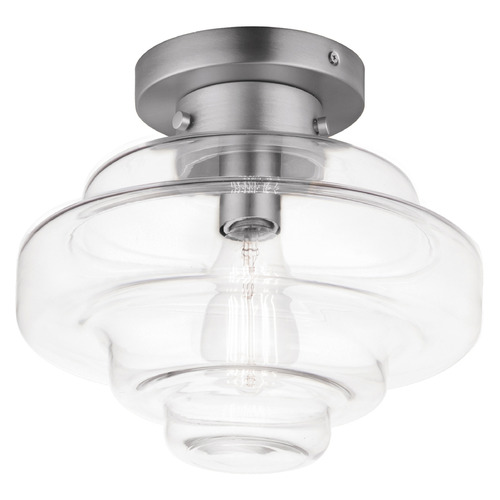Maxim Lighting Maxim Lighting Harbor Satin Nickel Flushmount Light 11120CLSN