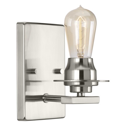 Progress Lighting Debut Brushed Nickel Sconce by Progress Lighting P300008-009