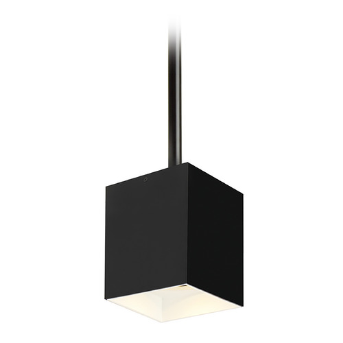 Visual Comfort Modern Collection Exo 6 2700K 12-Inch 20-Degree LED Pendant in Black & White by VC Modern 700TDEXOP61220BW-LED927