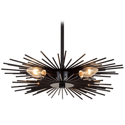 Vaxcel Lighting Vaxcel Lighting Nikko Matte Black Semi-Flushmount Light C0259