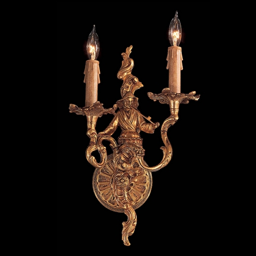 Metropolitan Lighting Sconce Wall Light in French Gold by Metropolitan Lighting N950397