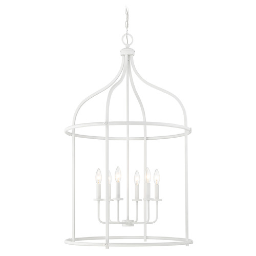 Savoy House Savoy House Lighting Brookstone Bisque White Pendant Light 3-7388-6-83