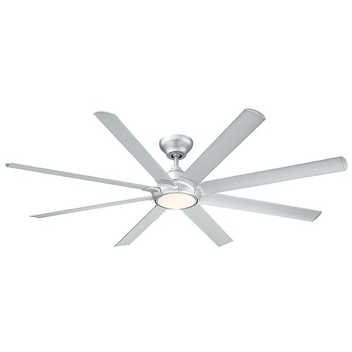 Modern Forms by WAC Lighting Hydra 80-Inch LED Smart Outdoor Fan in Titanium Silver 2700K by Modern Forms FR-W1805-80L-27-TT