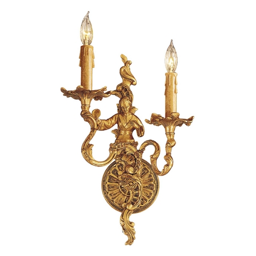 Metropolitan Lighting Sconce Wall Light in French Gold by Metropolitan Lighting N950398