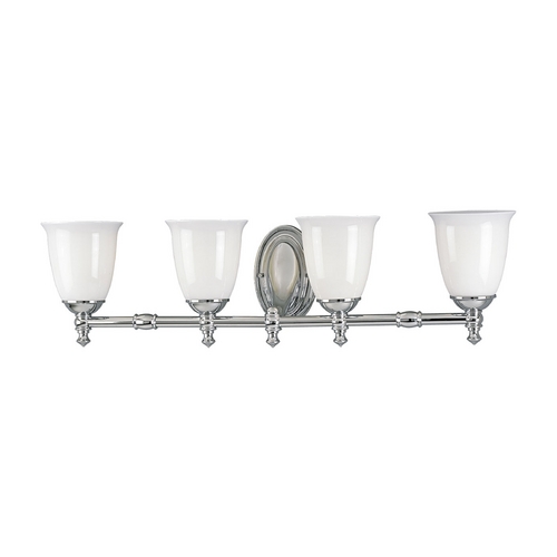 Progress Lighting Victorian Bathroom Light in Chrome by Progress Lighting P3041-15