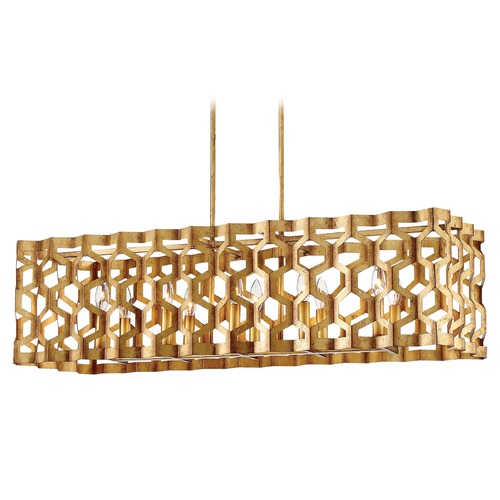 Metropolitan Lighting Coronade Pandora Gold Leaf Linear Light by Metropolitan Lighting N6778-293