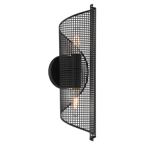 Savoy House Savoy House Lighting Hillbourne Matte Black Sconce 9-8030-2-89