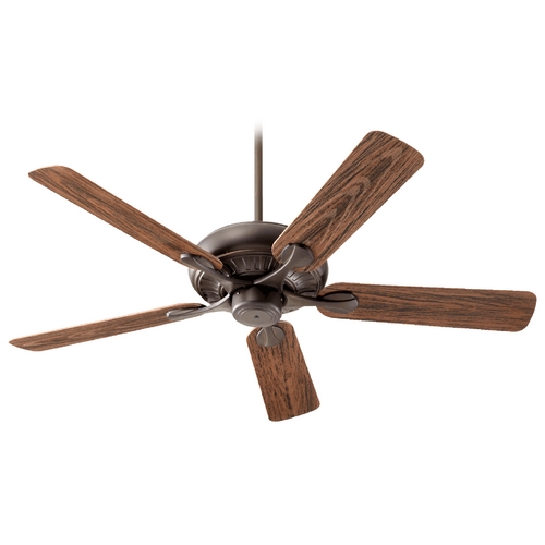 Quorum Lighting Pinnacle Patio Oiled Bronze Ceiling Fan Without Light by Quorum Lighting 191525-86