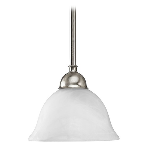 Progress Lighting Avalon Mini Pendant in Brushed Nickel by Progress Lighting P5068-09