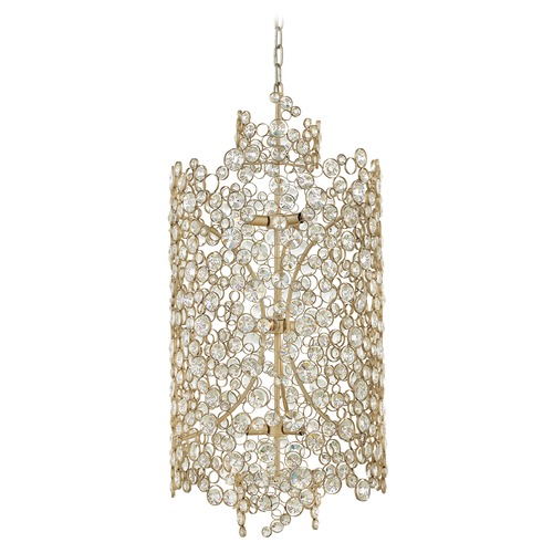 Fredrick Ramond Anya 20-Inch Wide Chandelier in Silver Leaf by Fredrick Ramond FR44819SLF