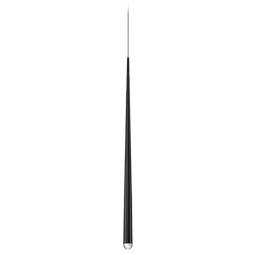 Modern Forms by WAC Lighting Cascade 37-Inch High LED Mini Pendant in Black by Modern Forms PD-41737-BK
