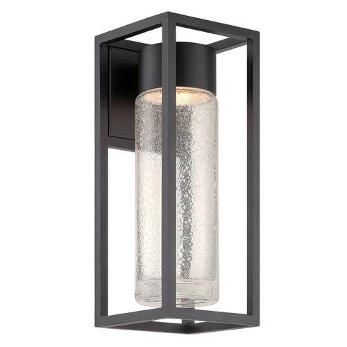 Modern Forms by WAC Lighting Structure 16-Inch LED Wall Light in Black by Modern Forms WS-W5416-BK