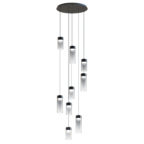 ET2 Lighting Highball Gunmetal LED Multi-Light Pendant by ET2 Lighting E21189-142GM