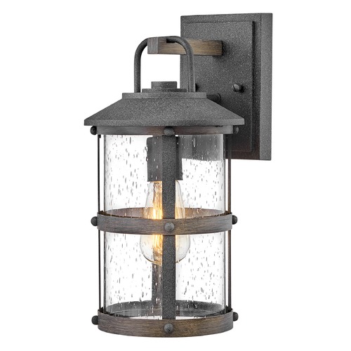 Hinkley Lakehouse 14.50-Inch Aged Zinc LED Outdoor Wall Light by Hinkley Lighting 2680DZ-LL