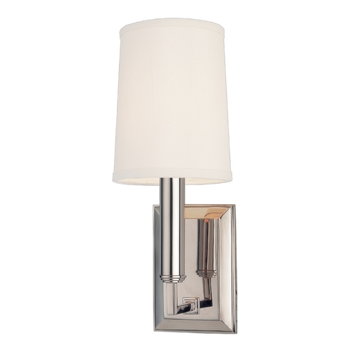 Hudson Valley Lighting Clinton 11.50-Inch Wall Sconce in Polished Nickel by Hudson Valley 811-PN