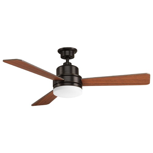 Progress Lighting Trevina II Antique Bronze LED Ceiling Fan by Progress Lighting P2556-2030K