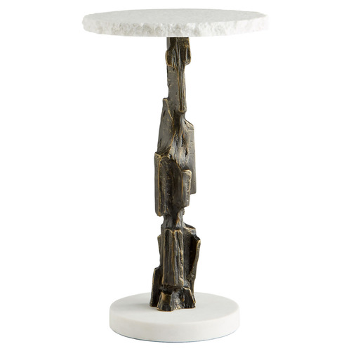 Cyan Design Cyan Design Aida Bronze and White Coffee & End Table 11442