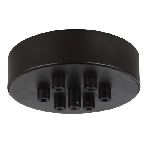 Generation Lighting 7-Light Multi-Port Canopy with Swag Hooks in Bronze by Generation Lighting MPC07ORB