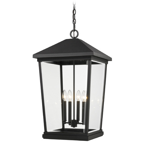 Z-Lite Beacon Black Outdoor Hanging Light by Z-Lite 568CHXXL-BK