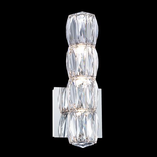Schonbek Lighting Schonbek Worldwide Lighting Verve LED Polished Stainless Steel LED Sconce S2613-401R