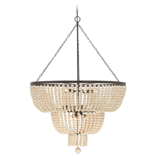 Crystorama Lighting Crystorama Lighting Rylee Forged Bronze Chandelier 612-FB