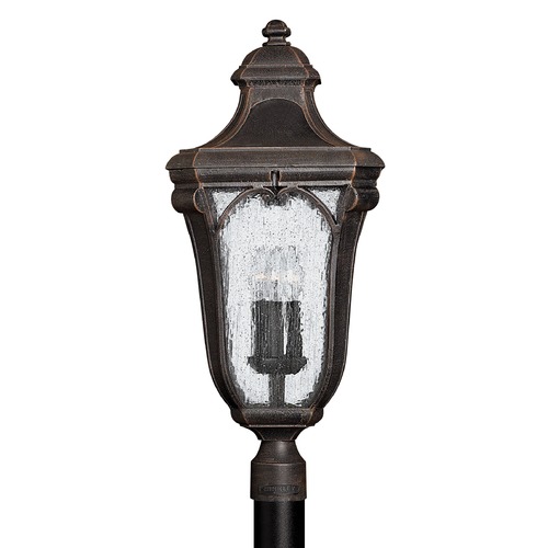 Hinkley Seeded Glass Post Light Bronze by Hinkley Lighting 1311MO