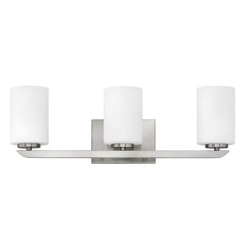 Hinkley Kyra 3-Light Brushed Nickel Bath Light by Hinkley Lighting 55023BN