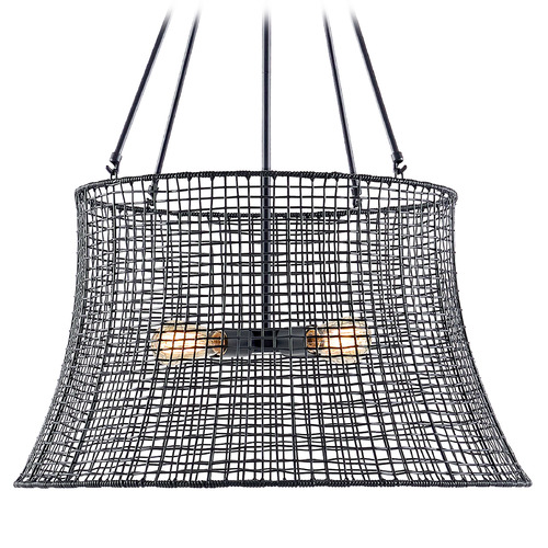 Savoy House Savoy House Lighting Longleaf Matte Black Outdoor Chandelier 7-6192-4-89
