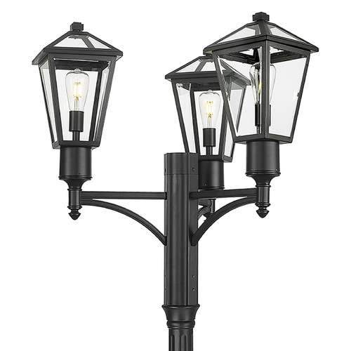 Z-Lite Z-Lite Talbot Black Post Light 579PHMR-3-564P-BK