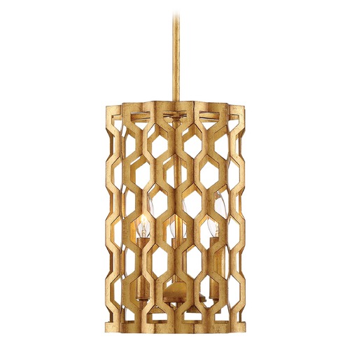 Metropolitan Lighting Coronade Pandora Gold Leaf Pendant by Metropolitan Lighting N6770-293