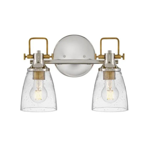 Hinkley Easton Bath Light in Polished Nickel & Brass by Hinkley Lighting 51272PN