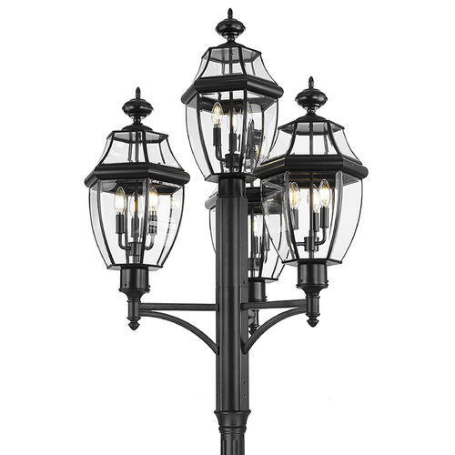 Z-Lite Z-Lite Westover Black Post Light 580PHB-4-564P-BK