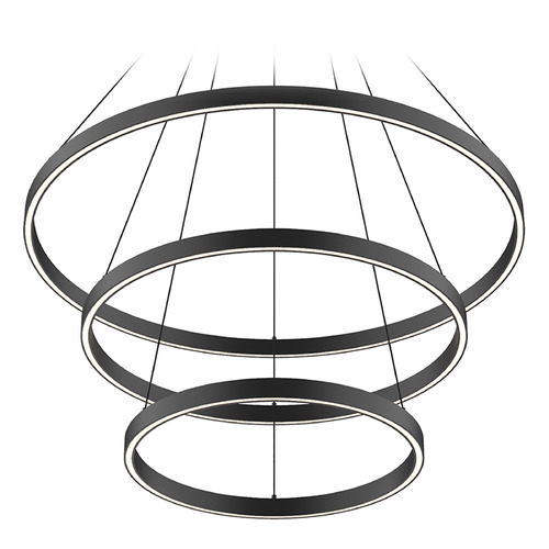 Kuzco Lighting Kuzco Lighting Cerchio Black LED Chandelier CH87932-BK-UNV-010