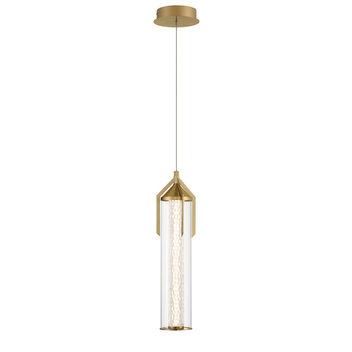 Eurofase Lighting Espada 20-Inch LED Pendant in Gold by Eurofase Lighting 45716-027