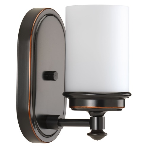 Progress Lighting Glide Rubbed Bronze Sconce by Progress Lighting P300012-139