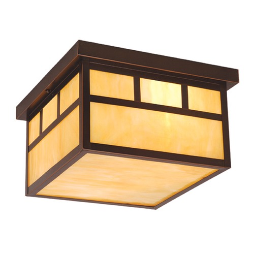 Vaxcel Lighting Mission Burnished Bronze Outdoor Flush Mount by Vaxcel Lighting OF37211BBZ