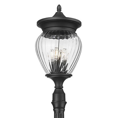 Z-Lite Z-Lite Davina Black Post Light 5016PHBR-564P-BK