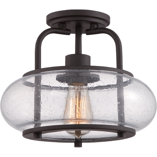 Quoizel Lighting Trilogy Semi-Flush in Old Bronze by Quoizel Lighting TRG1712OZ